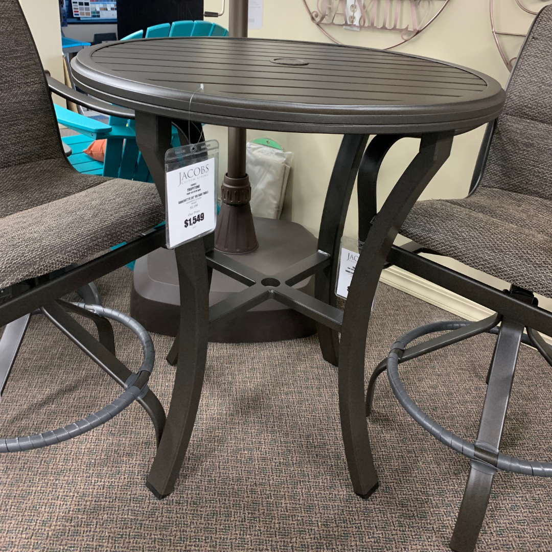 36 inch round patio best sale table set