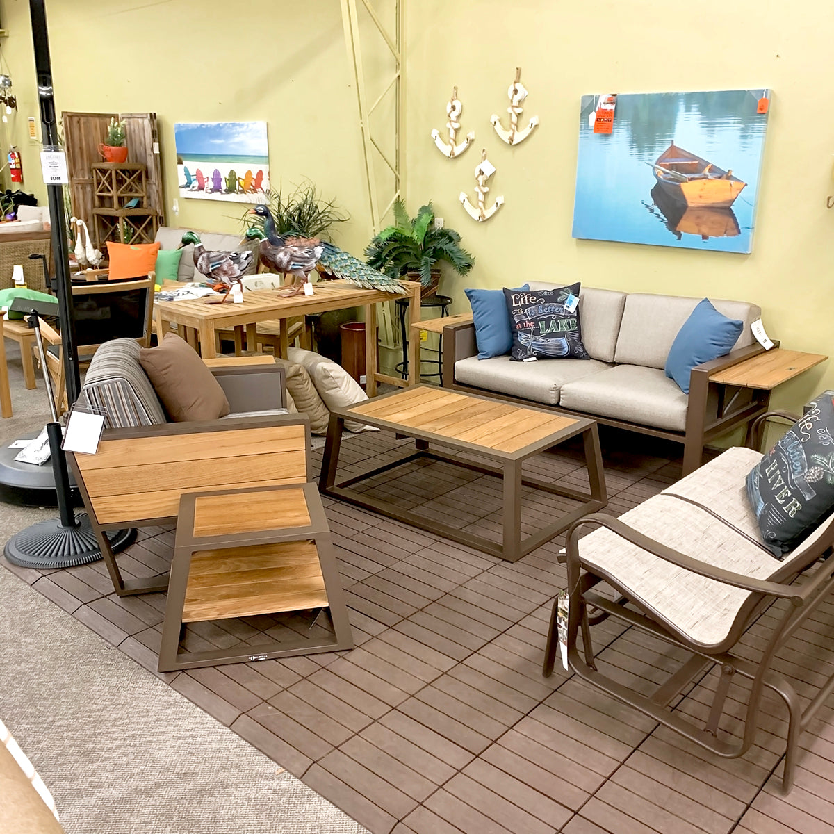 Outdoor lounge setting big w hot sale