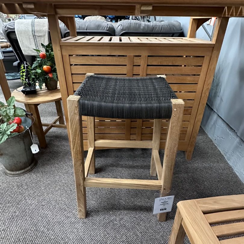 Kingsley-Bate Culebra Outdoor Patio Teak Bar Stool