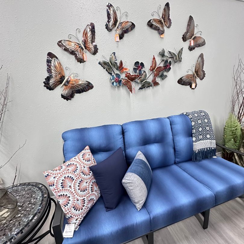 Butterfly Metal Outdoor Wall Art