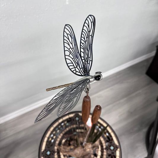 Dragonfly Copper Metal Outdoor Art Sculpture