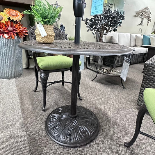 Tuscany Outdoor Patio 30" Round Pedestal Dining Table