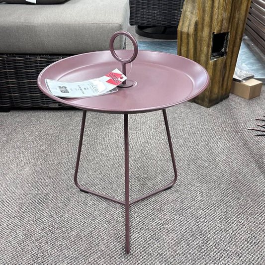 Houe Outdoor Patio 18" Eyelet Tray Side Table