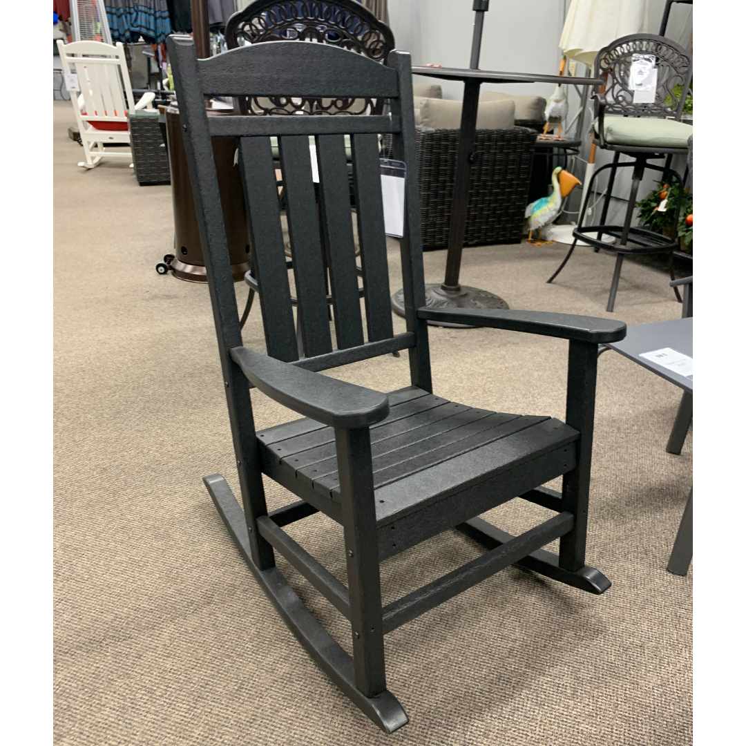 Polywood Presidential Rocker Black | Jacobs Custom Living