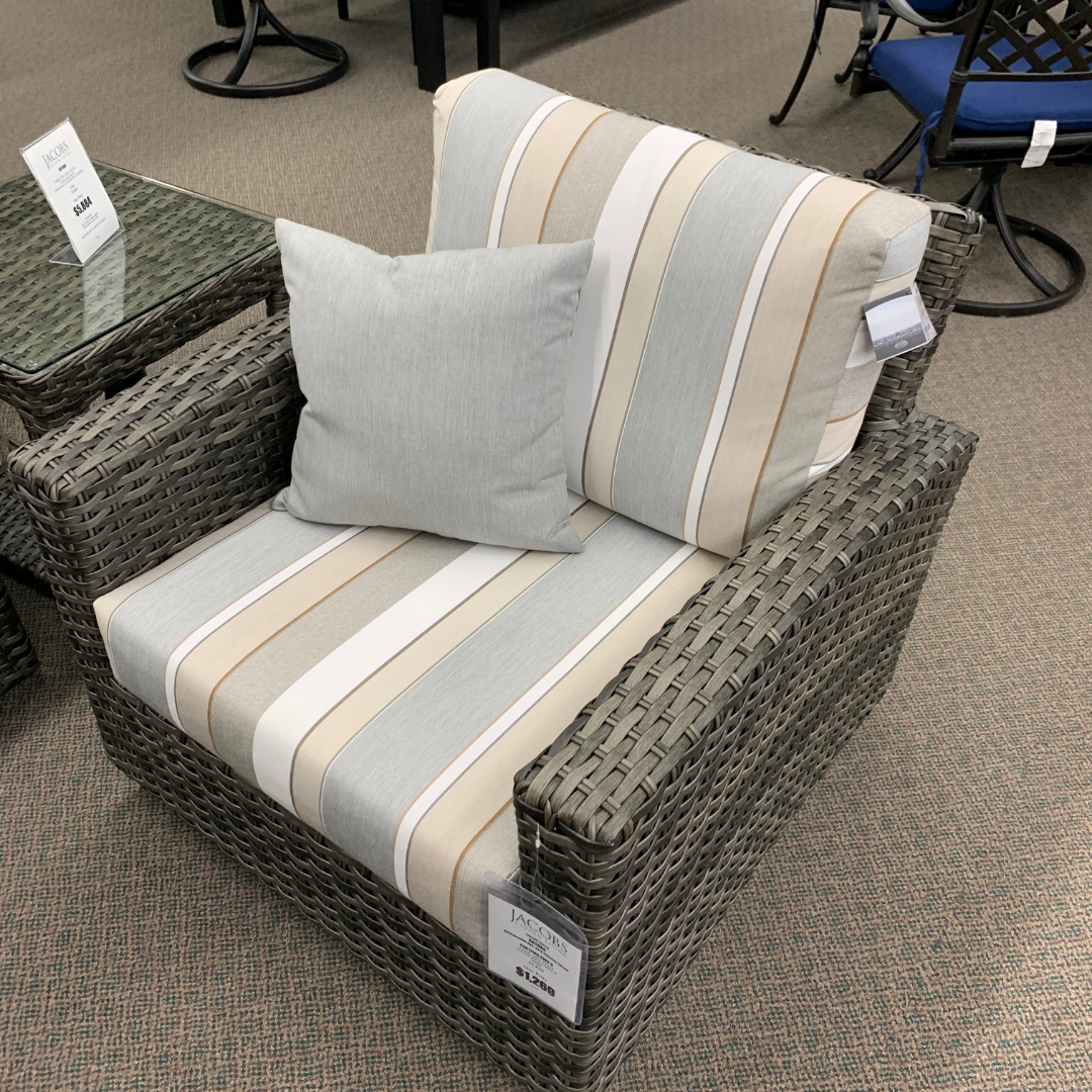 Ratana Portfino Deep Seating Swivel Glider | Jacobs Custom Living