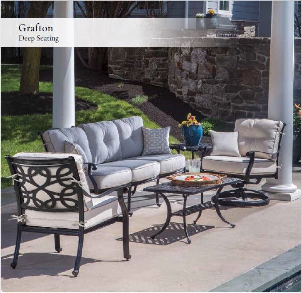 Alfresco Home Grafton Deep Seating Sofa at Jacobs Custom Living Spokane Valley WA, 99037