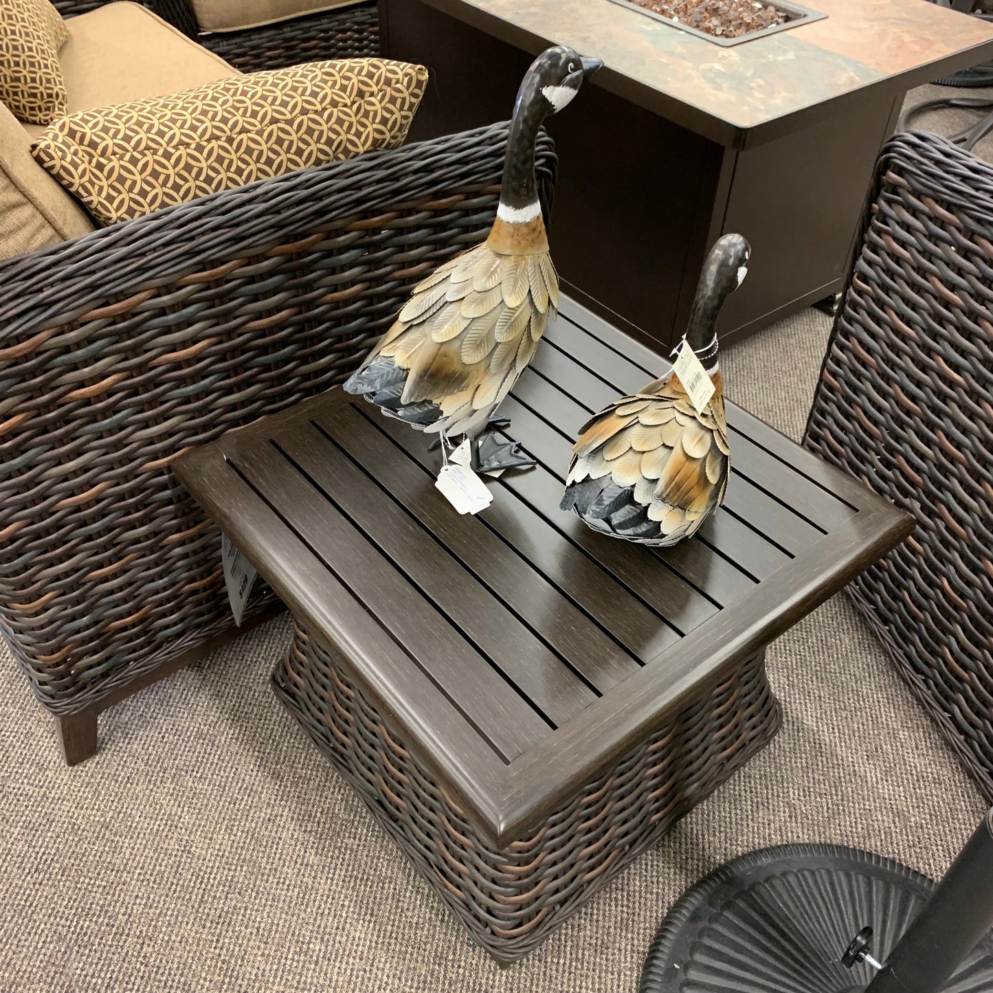 Shop Local Spokane Valley, WA for the best outdoor patio end table  from Patio Renaissance available at Jacobs Custom Living in Spokane Valley, WA 