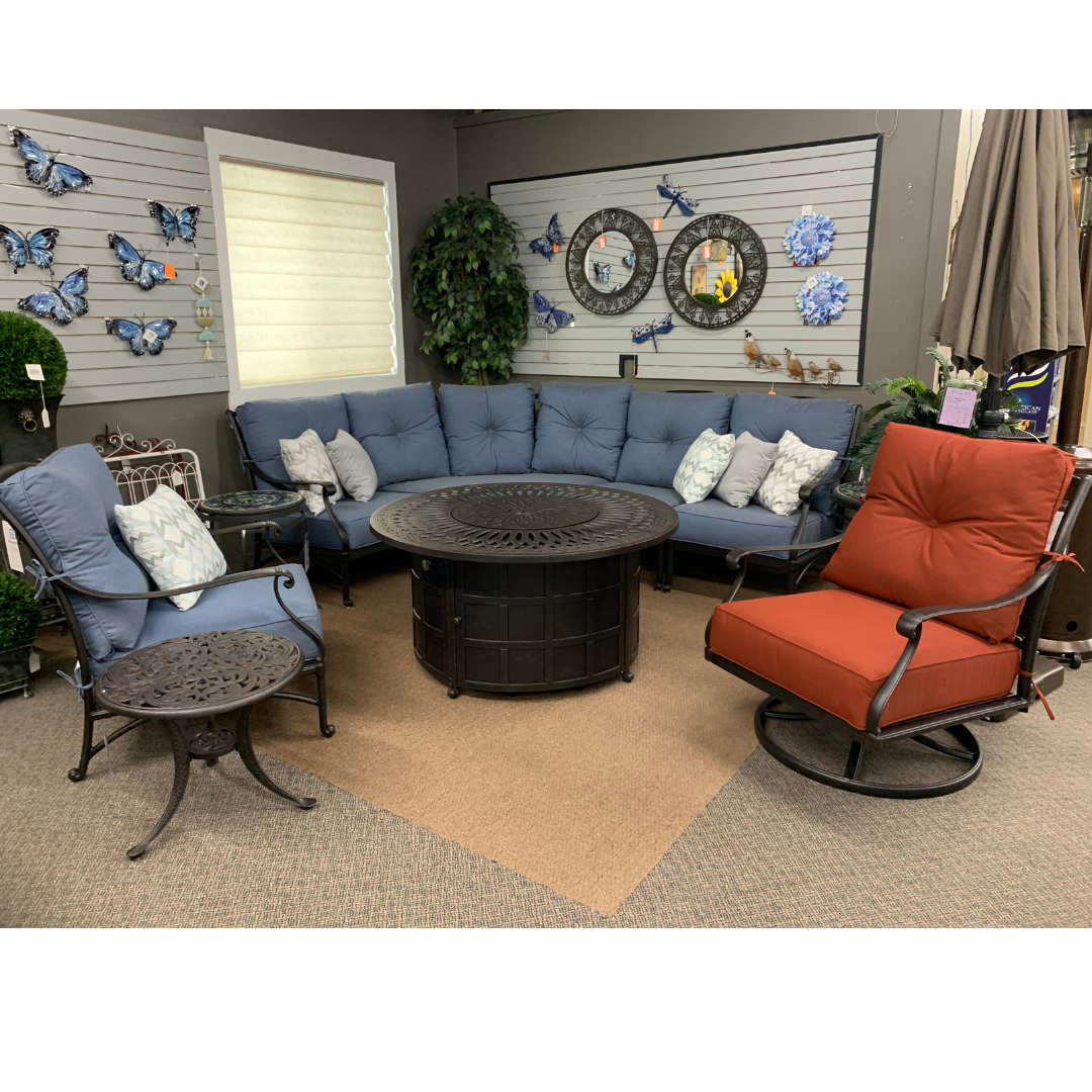 Shop Local Spokane Valley, WA for the best Outdoor Patio Estate sectional from Hanamint available at Jacobs Custom Living in Spokane Valley, WA 