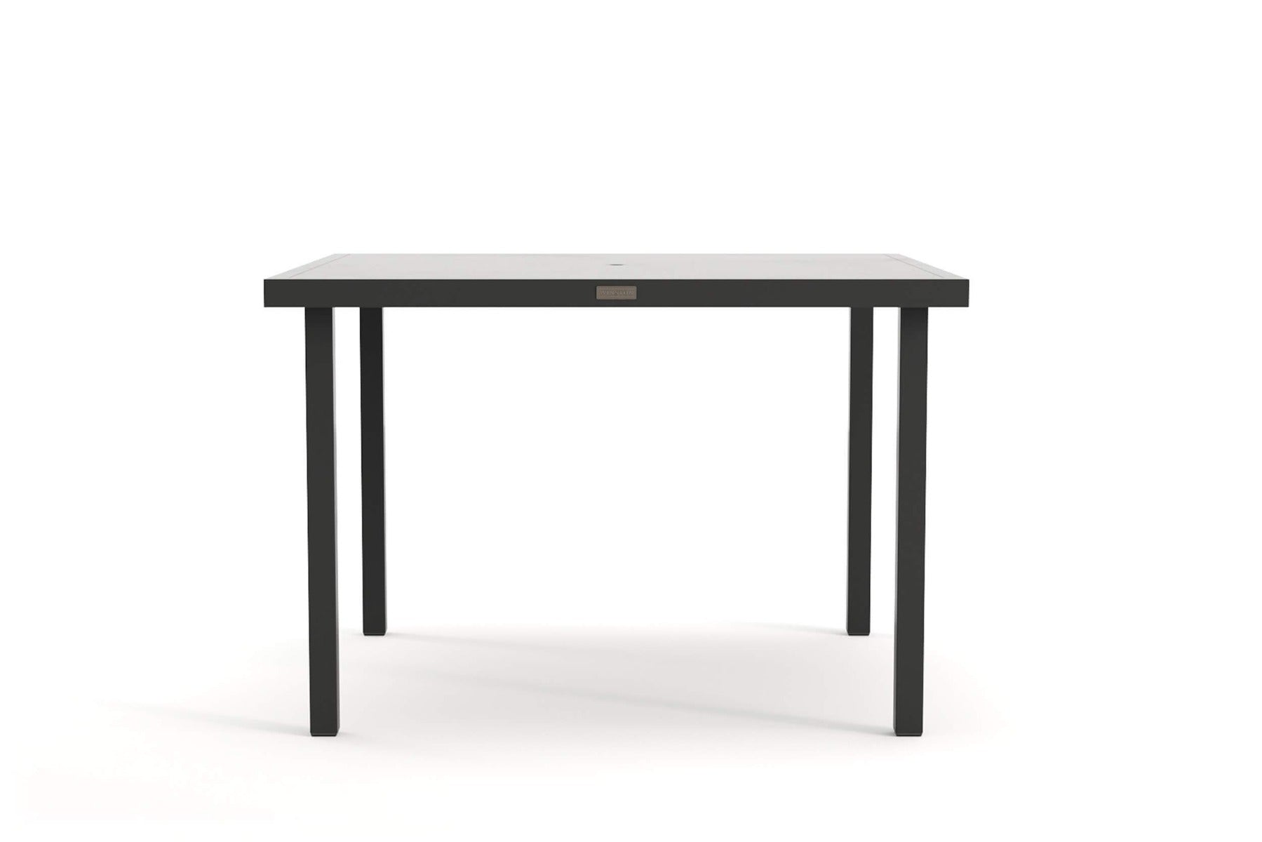 Fairmont steel patio discount dining table black