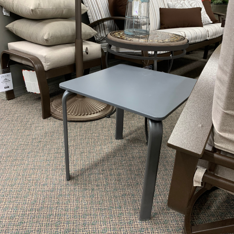 Shop Local Spokane Valley, WA for the best Outdoor Patio MGP 18" Square End Table from Telescope available at Jacobs Custom Living in Spokane Valley, WA 